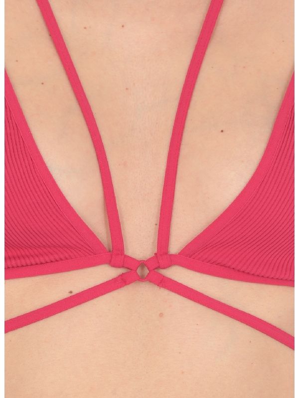 Strappy Rib Jersey Bra