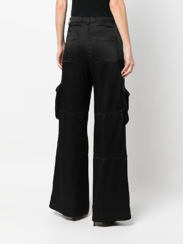 Satin Pocket Cargo Pants