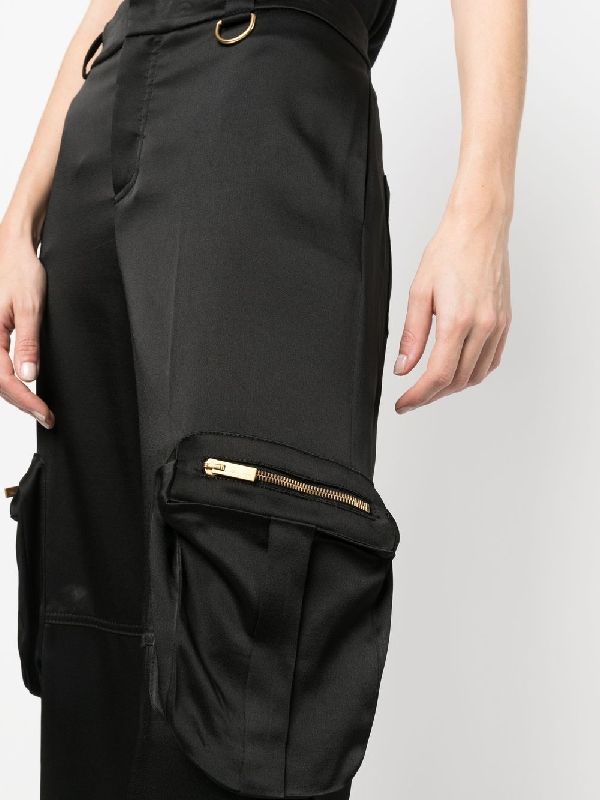 Satin Pocket Cargo Pants