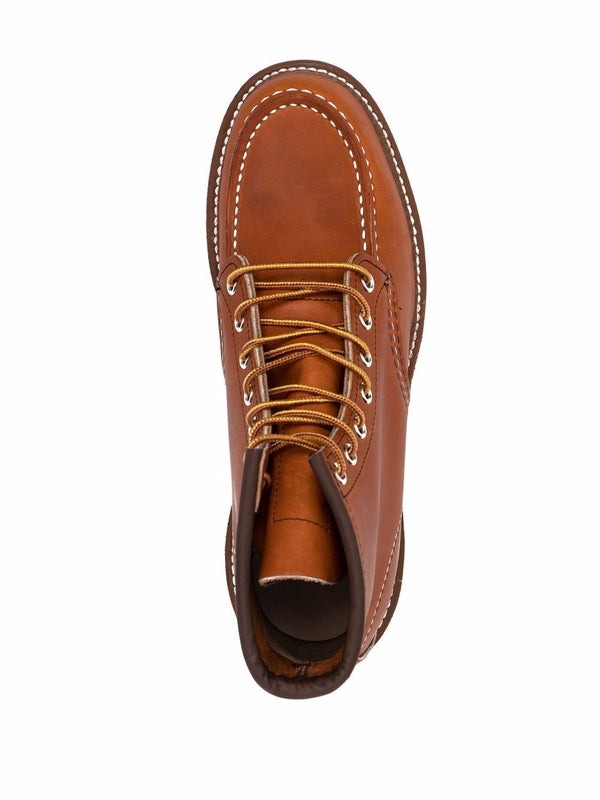 Red Wing Brown Lace-Up Boots