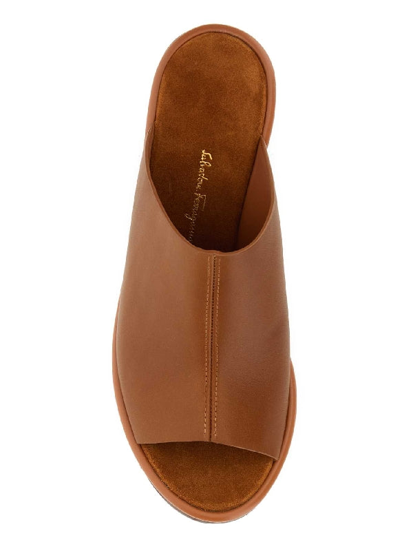 SANDALS 01E0777582541C BROWN Brown Sandal Heels