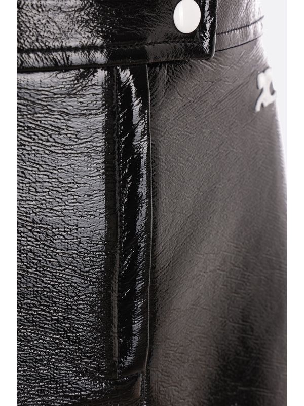 Reedition Logo Patch Cotton Blend Skirt