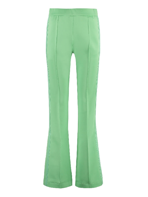 Single Pleat Flared Track Pants
