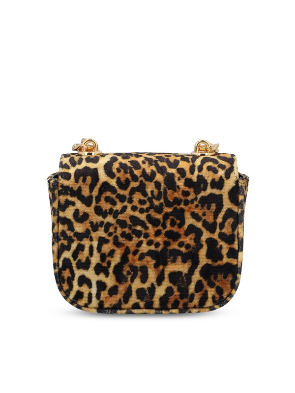 Victoire Triomphe Leopard Small Shoulder
  Bag