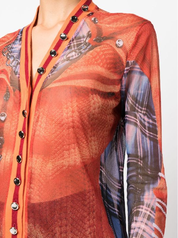 Jean Paul Gaultier Trompe-l'œil Cardigan