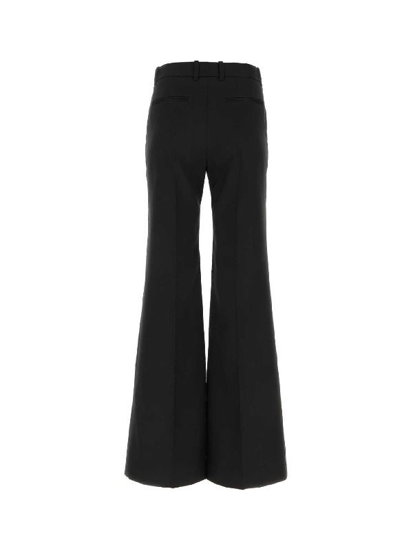 Wool Silk Tailored Pants