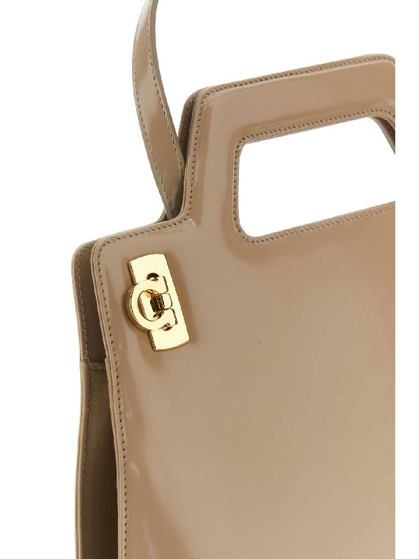 Wanda Gancini Buckle Tote Bag