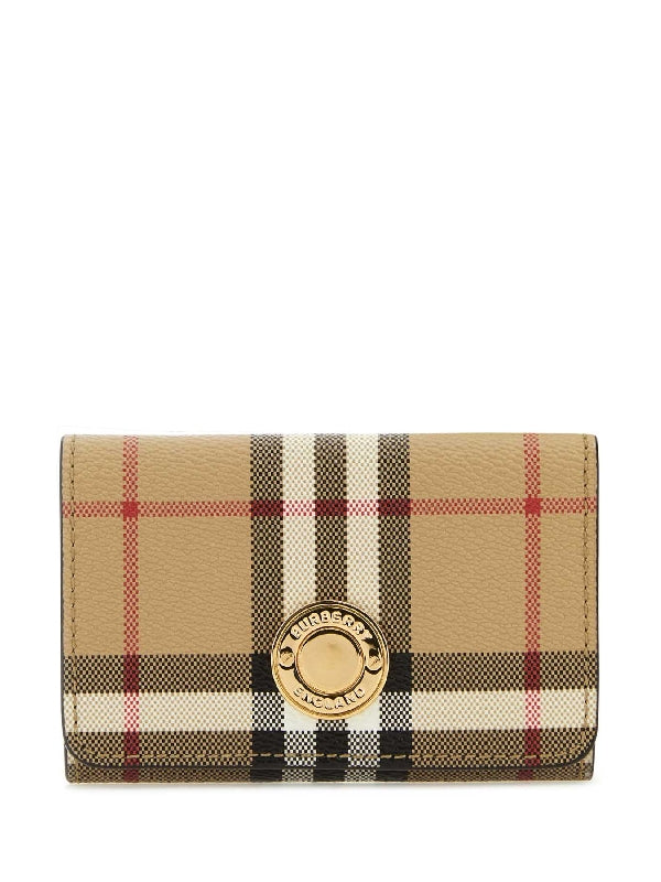 Vintage Check Trifold Wallet