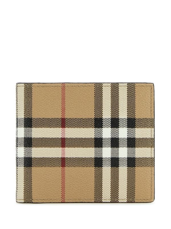 Vintage Check Pattern Wallet