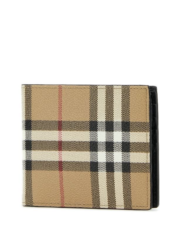 Vintage Check Pattern Wallet