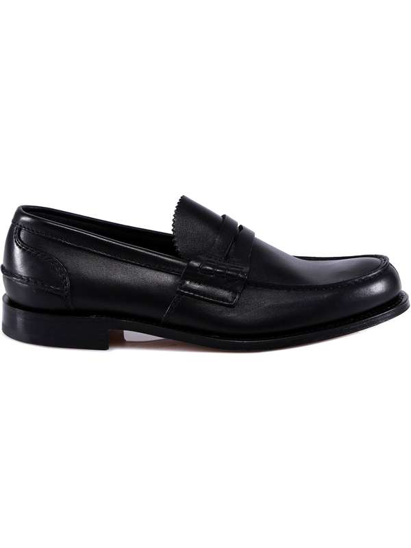 Black Pembrey Penny Loafers