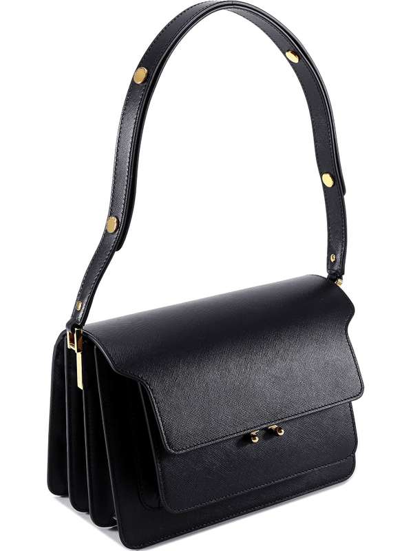 Black Saffiano Trunkbag Medium