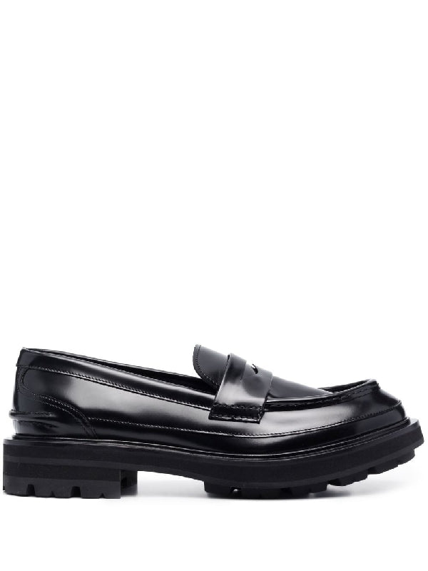 Chunky Sole Leather Penny
  Loafers