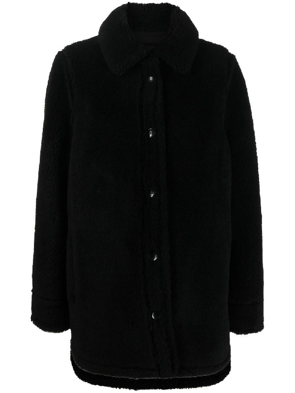 Veron Teddy Lambswool Single
  Coat