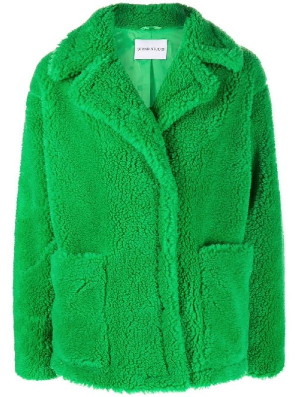 Faux Shearling Short Coat