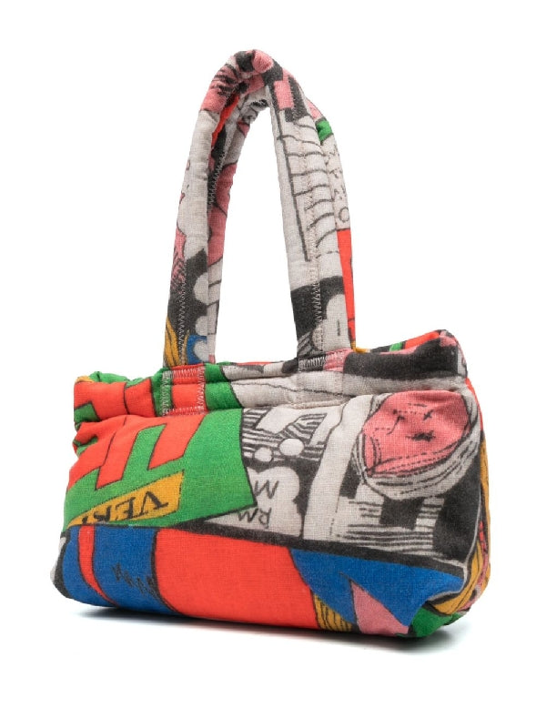 Comic Book Mini Puffer Bag