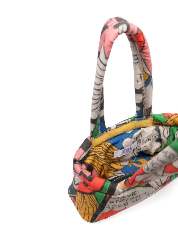 Comic Book Mini Puffer Bag