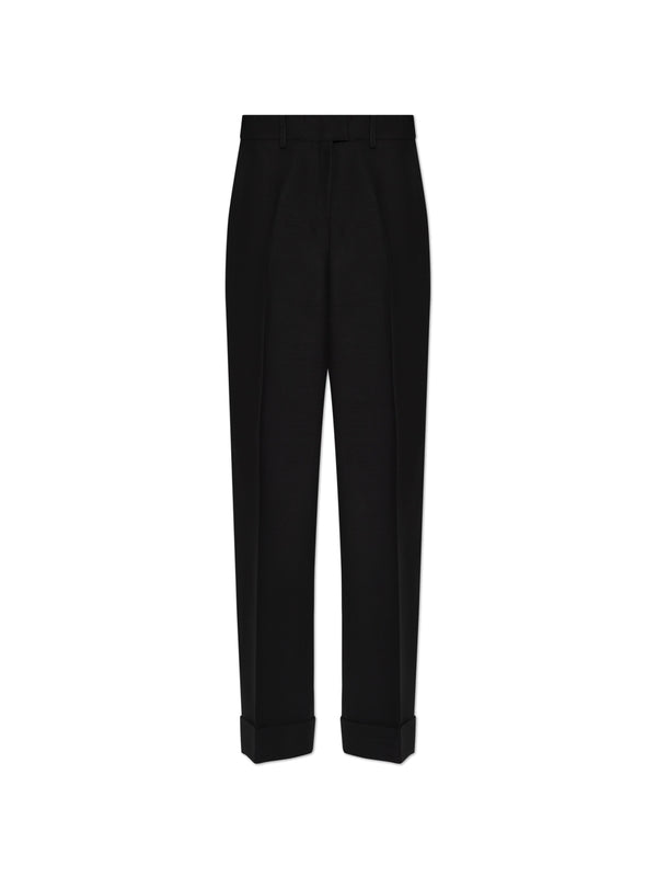 Viscose Wool Tailored Pants