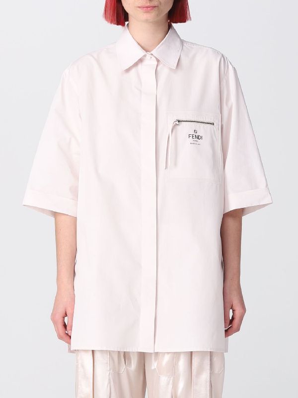 Zipper Pocket Short-Sleeve Shirt