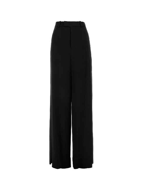 Crepe Satin Wide Pants