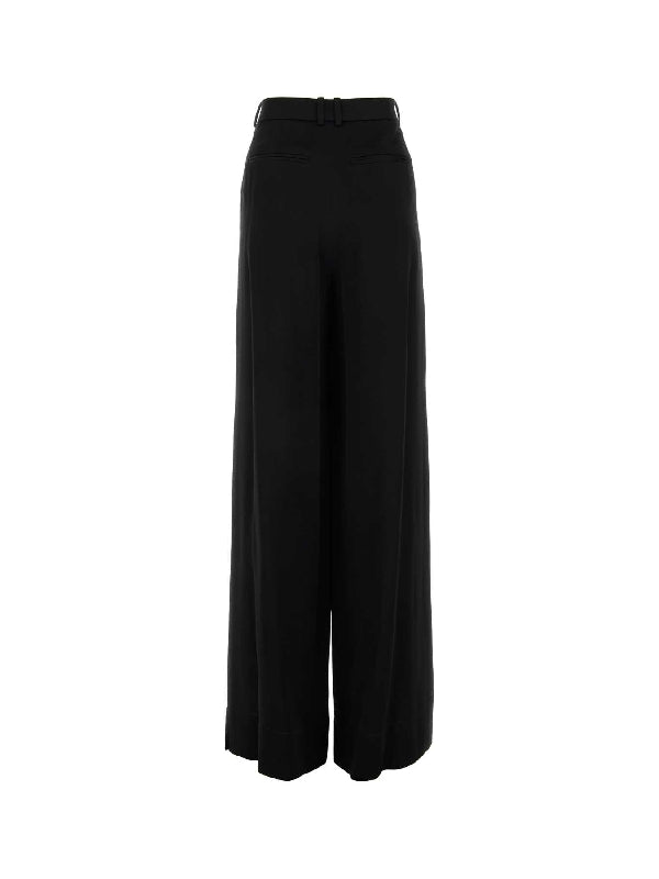 Crepe Satin Wide Pants