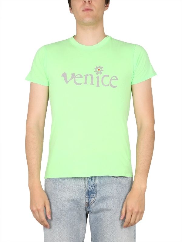 Venice Print Cotton T-Shirt