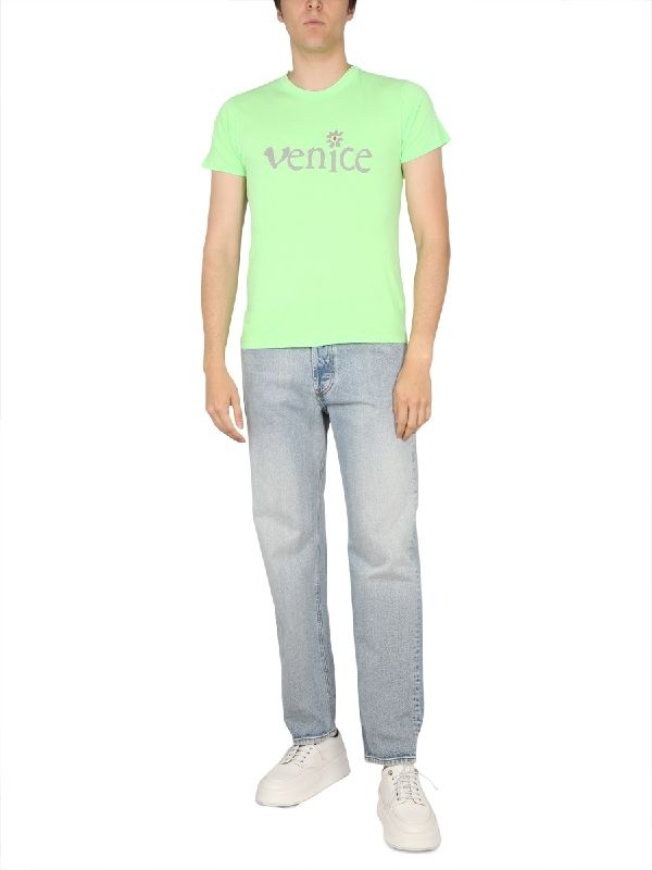 Venice Print Cotton T-Shirt