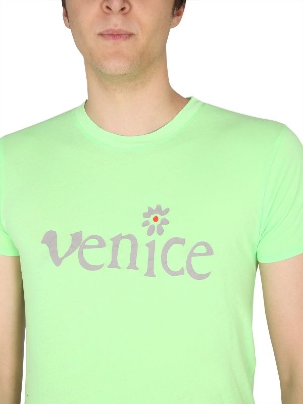 Venice Print Cotton T-Shirt