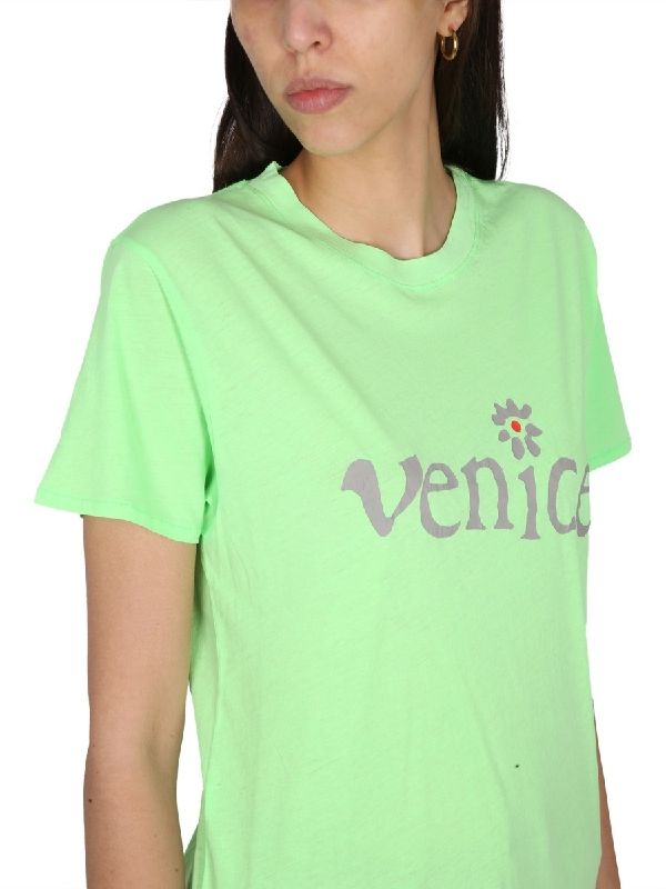 Venice Print Cotton T-Shirt