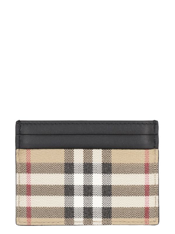 Vintage Check Card Wallet