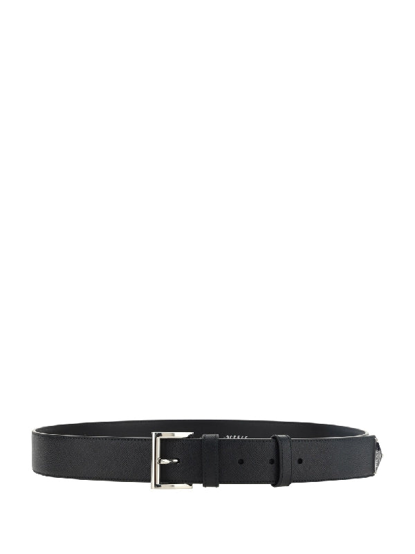 Triangle Logo Saffiano Leather
  Belt