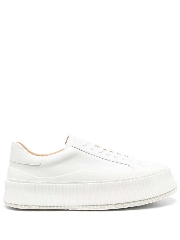 White Low-Top Sneakers