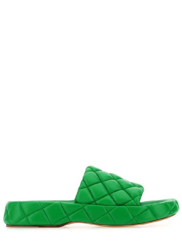 Allover Quilted Lambskin
  Sandal