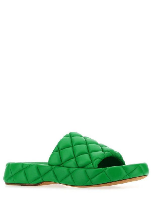 Allover Quilted Lambskin
  Sandal