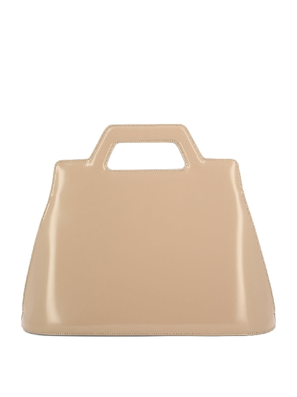 Wanda Leather Top Handle Bag