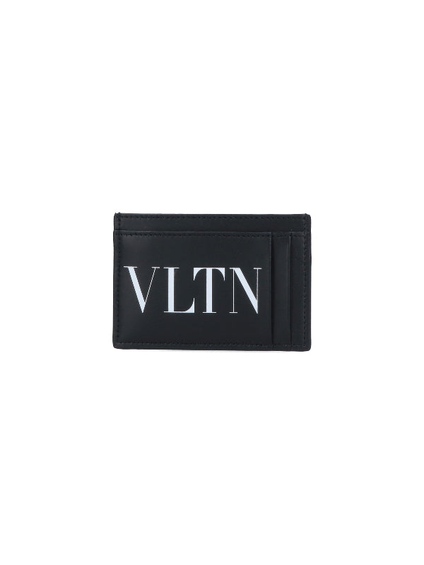 Vltn プリントレザーカードウォレット