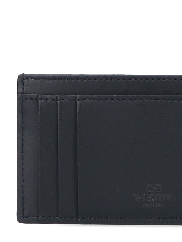 Vltn Printing Leather Card Wallet