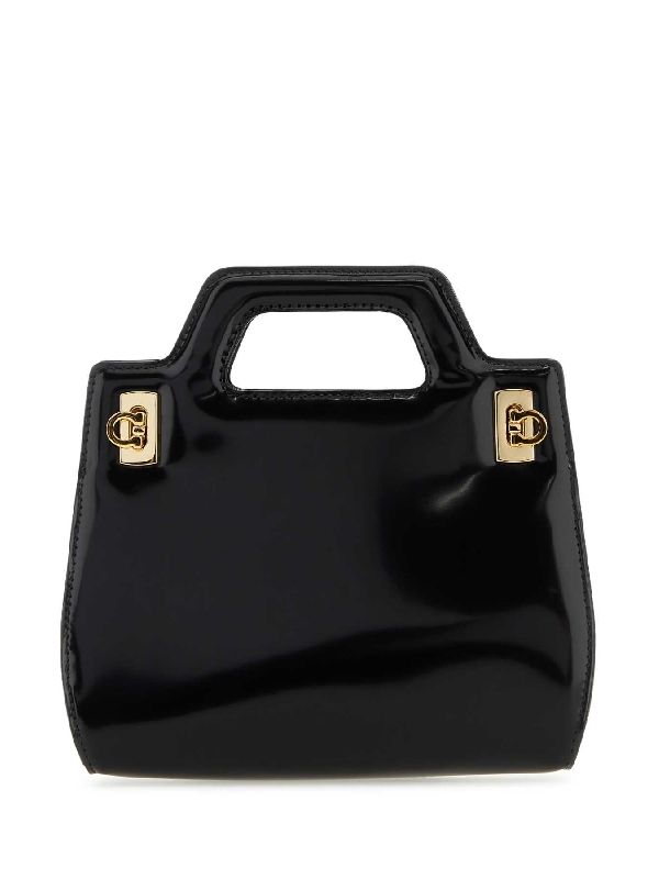 Wanda Smooth Leather Mini Tote Bag