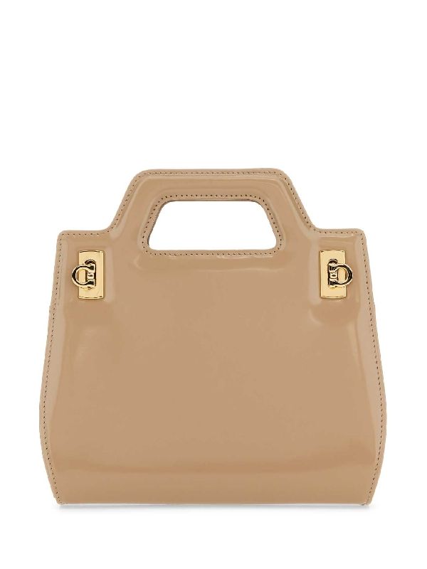 Wanda Leather Mini Tote Bag