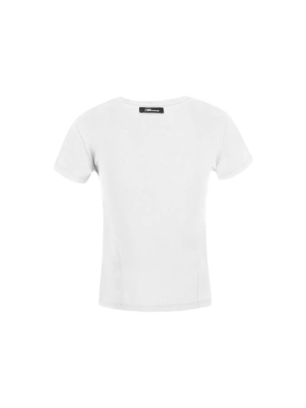 Crystal Logo Cotton T-Shirt