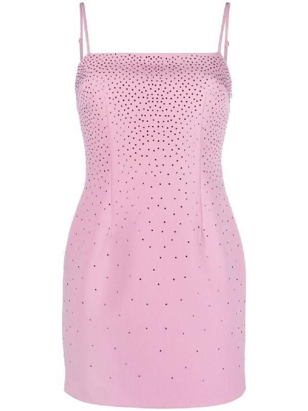 Rhinestone Decor Sleeveless Dress