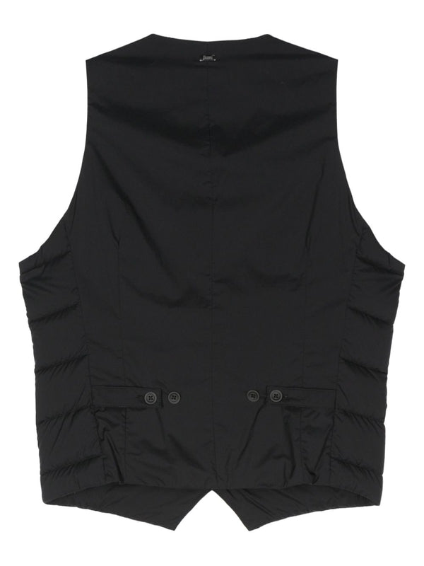 Black Nylon Padding Vest