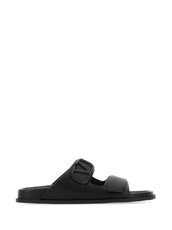 V Logo Sandals