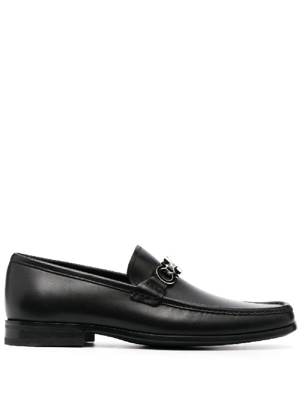 Reversible Gancini Smooth
  Leather Loafers