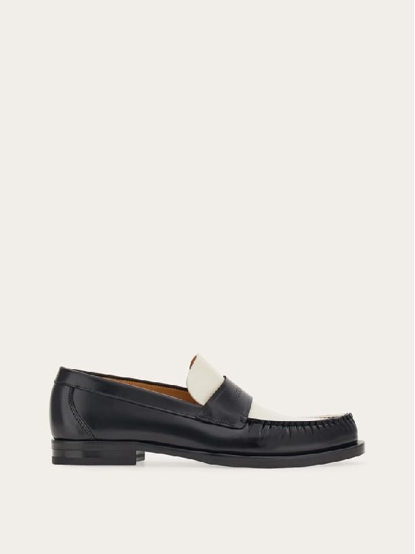 Two-Tone Calfskin Loafer