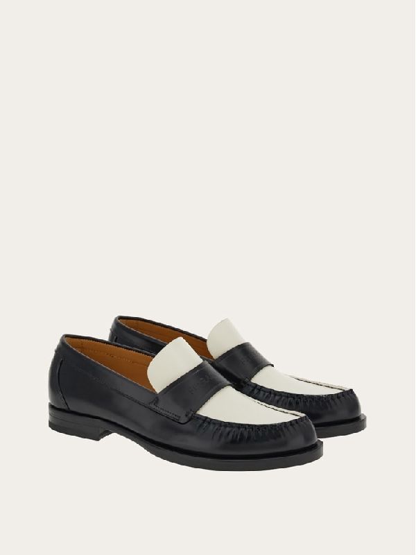 Two-Tone Calfskin Loafer