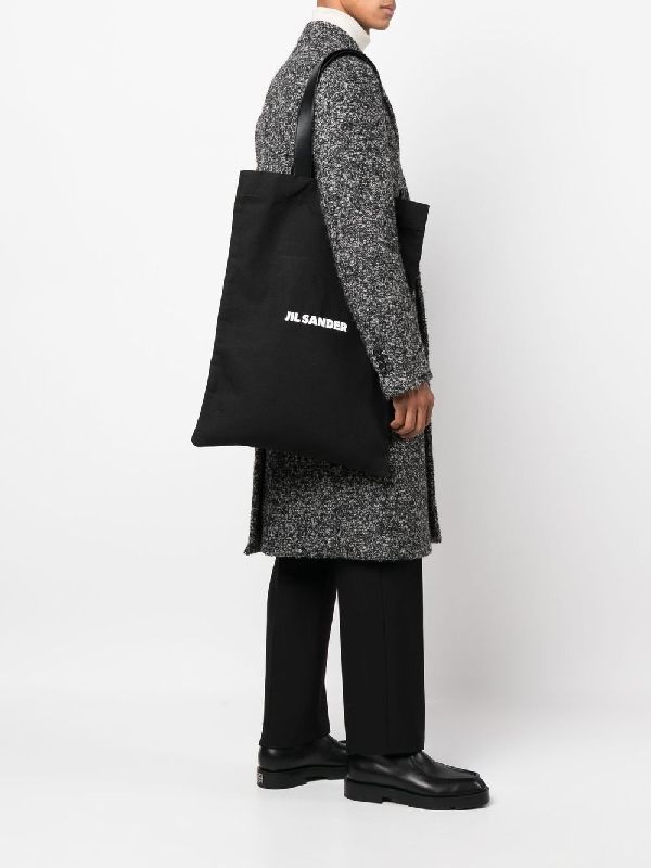 Logo Canvas Large Tote
  Bag