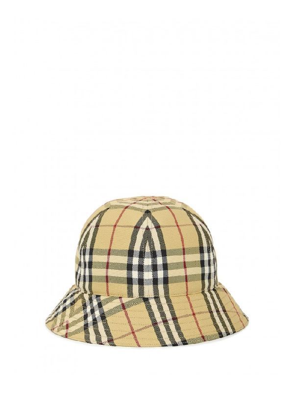 Check Nylon Bucket Hat