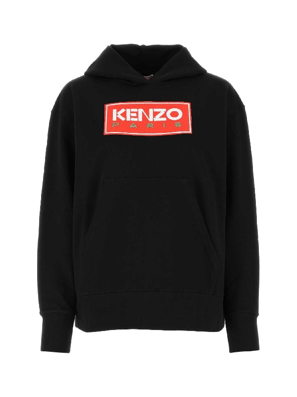 Paris Logo Cotton Hoodie