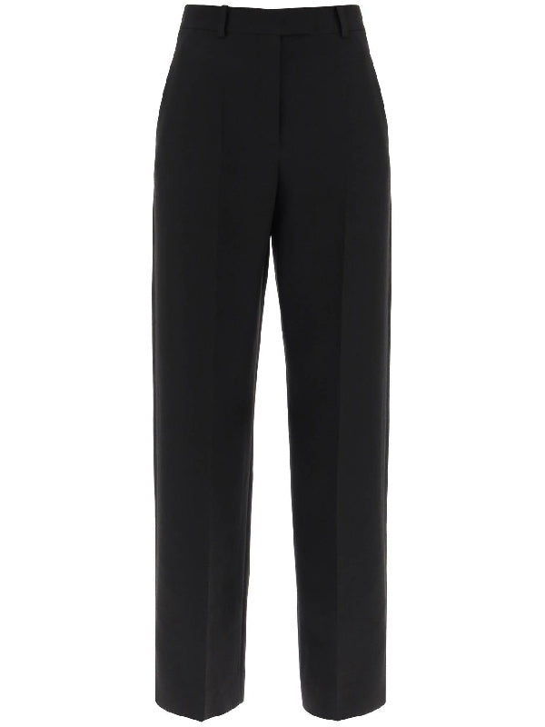 Wool Silk Crape Pants - Jente